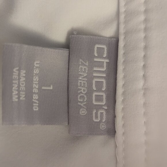 Chico's size 1, White Swing Jacket - Picture 12 of 16